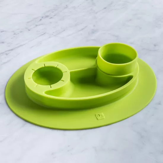 Shop quality InterDesign Oval Non-Slip Silicone Suction Divided Mini Placemat Plate for Kids/Baby/Toddlers – Lime in Kenya from vituzote.com Shop in-store or online and get countrywide delivery!