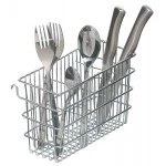 Kitchen Craft Cutlery Draining Basket/Caddy, Steel - Fits most dishracks