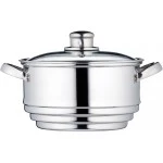 Kitchen Craft Universal-Steamer for 16 - 20 cm Pots, Stainless Steel