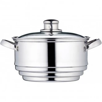 Kitchen Craft Universal-Steamer for 16 - 20 cm Pots, Stainless Steel
