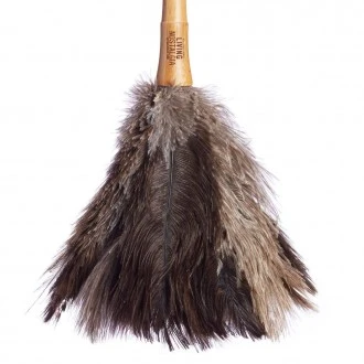 Living Nostalgia Genuine Natural Ostrich Feather Duster, 40 cm (15.5”)
