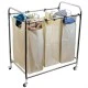 Home Basics Triple Rolling Canvas Laundry Sorter Hamper on Wheels, Natural, LH45685 Shop quality Home Basics Triple Rolling Canvas Laundry Sorter Hamper on Wheels, Natural in Kenya from vituzote.com Shop in-store or online and get countrywide delivery!