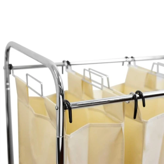 Home Basics Triple Rolling Canvas Laundry Sorter Hamper on Wheels, Natural, LH45685 Shop quality Home Basics Triple Rolling Canvas Laundry Sorter Hamper on Wheels, Natural in Kenya from vituzote.com Shop in-store or online and get countrywide delivery!