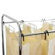 Home Basics Triple Rolling Canvas Laundry Sorter Hamper on Wheels, Natural, LH45685 Shop quality Home Basics Triple Rolling Canvas Laundry Sorter Hamper on Wheels, Natural in Kenya from vituzote.com Shop in-store or online and get countrywide delivery!