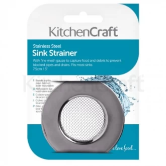 Kitchen Craft Stainless Steel Sink Strainer, 7.5cm