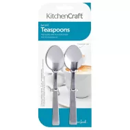 Kitchen Craft Stainless Steel Teaspoons, 14 cm (Set of 6)