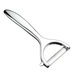 Master Class Diecast Y Shaped Swivel Peeler, Silver Stainless Steel Blade