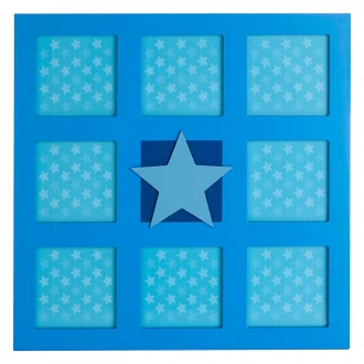 Premier Kids Star Multi-Photo Frame for 8 Photos, Blue