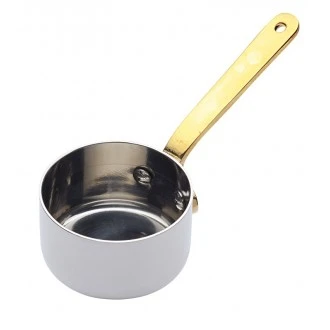 Master Class Professional Stainless Steel Mini Saucepan / Serving Pot, 10 cm ( Mini)