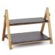 Shop quality Artesà Acacia Wood and Slate Two Tier Serving Stand, 40 x 30 x 25 cm in Kenya from vituzote.com Shop in-store or online and get countrywide delivery!