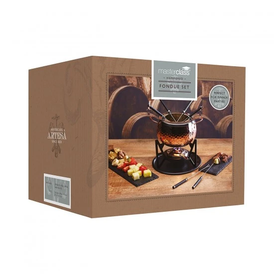 Shop quality Artesa Fondue Copper Set ( Includes copper finish pot, metal rack, diffuser + 6 Forks + 1Diffuser) in Kenya from vituzote.com Shop in-store or online and get countrywide delivery!