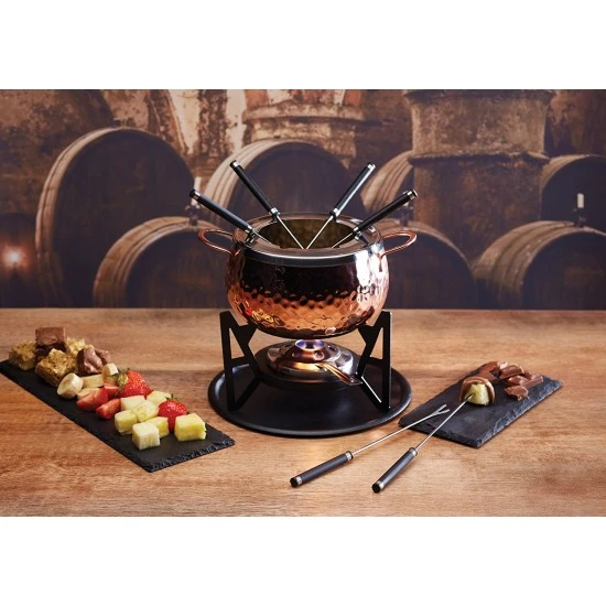 Shop quality Artesa Fondue Copper Set ( Includes copper finish pot, metal rack, diffuser + 6 Forks + 1Diffuser) in Kenya from vituzote.com Shop in-store or online and get countrywide delivery!