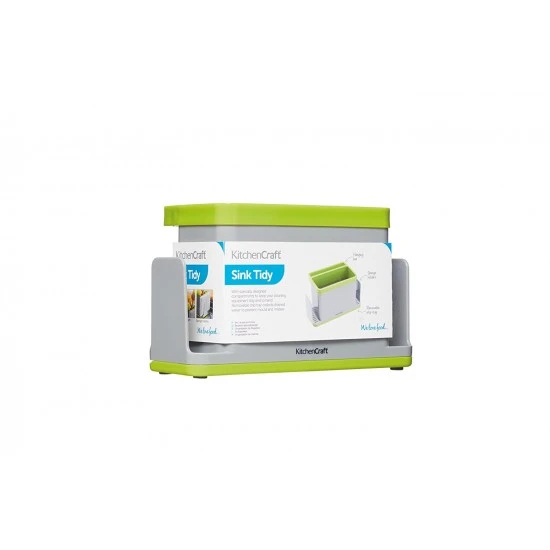 Shop quality Kitchen Craft 4-in-1 Plastic Kitchen Sink Tidy, (7.5" x 3.5" x 4.5") - Grey / Green - AntiRust in Kenya from vituzote.com Shop in-store or online and get countrywide delivery!