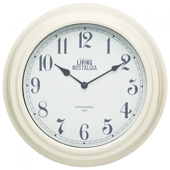 Shop quality Living Nostalgia Analogue Wall Clock, Antique Cream, 25.5 cm (10 inch) in Kenya from vituzote.com Shop in-store or online and get countrywide delivery!