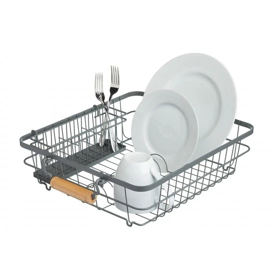 Shop quality Living Nostalgia Wire Dish Rack with Cutlery Drainer, (18.5" x 14") - Grey in Kenya from vituzote.com Shop in-store or online and get countrywide delivery!