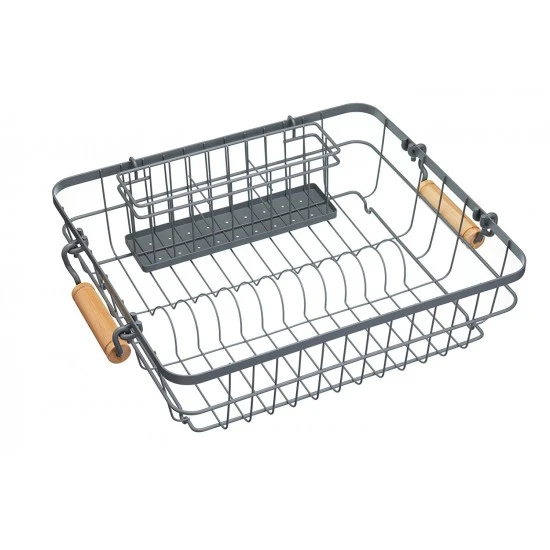 Shop quality Living Nostalgia Wire Dish Rack with Cutlery Drainer, (18.5" x 14") - Grey in Kenya from vituzote.com Shop in-store or online and get countrywide delivery!