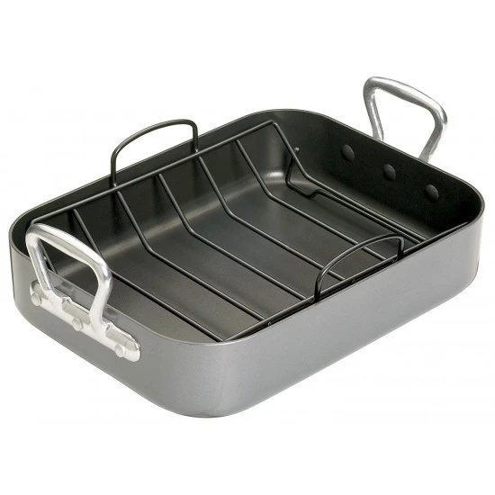 Shop quality Master Class Non-Stick Roasting Tin with Rack 40cm x 28cm - Heavy Duty/Rust Resistant/ Carbon Steel with Handles in Kenya from vituzote.com Shop in-store or online and get countrywide delivery!