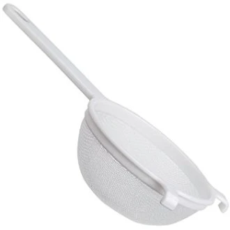 Kitchen Craft Round Nylon Mesh Plastic Strainer, 7cm