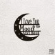 Zuri I love to the moon and back Metal Wall Art - Made in Kenya, MAB3 Shop quality Zuri I love to the moon and back Metal Wall Art - Made in Kenya in Kenya from vituzote.com Shop in-store or online and get countrywide delivery!