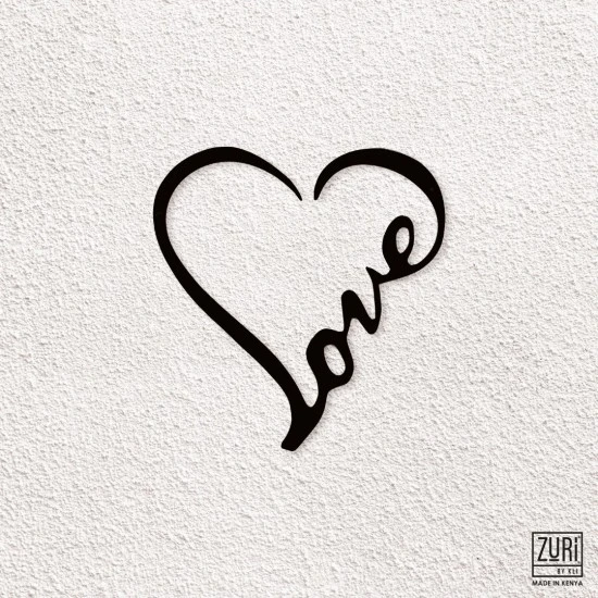 Zuri Love Metal Wall Art - Made in Kenya, MAB2 Shop quality Zuri Love Metal Wall Art - Made in Kenya in Kenya from vituzote.com Shop in-store or online and get countrywide delivery!