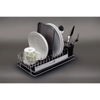 Master Class Small Stainless Steel Dish Drainer Rack, 41 x 22 x 13 cm 
