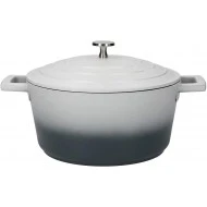 Master Class Lightweight Casserole Dish with Lid, Induction Hob +Oven Safe , Ombre Grey, 4 Litre/24 cm