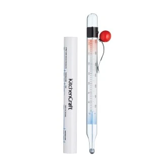 Kitchen Craft Glass Jam / Sugar Thermometer - 25 to 205 degrees Celsius