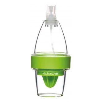 Kitchen Craft Manual Citrus Juicer/Spray Bottle - Transparent/Green