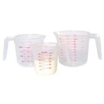 Kitchen Craft Set of 3 Plastic Measuring Jugs