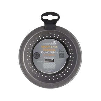 Master Class Crusty Bake Small Non-Stick Round Pie Dish, 12 cm (4.75")