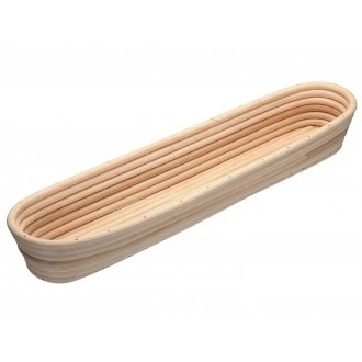 Kitchen Craft Baguette Proving Basket - Rattan