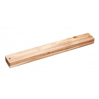 Natural Elements Wooden Magnetic Knife Rack, 45cm