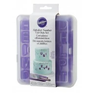 Wilton 40 Piece Alphabet & Numbers Fondant Cut-Outs Set