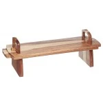 Artesà Acacia Wood Antipasti Platform Platter, Rustic Acaccia Wood, Gift Boxed