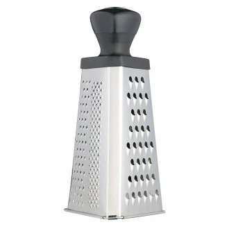 Kitchen Craft Stainless Steel Triangular Box Grater, 20 cm (8")