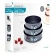 Kitchen Craft Non-Stick Springform Cake Tins (Set of 3 : 8½", 9½" and 10"), KCCAKESET3 Shop quality Kitchen Craft Non-Stick Springform Cake Tins (Set of 3 : 8½", 9½" and 10") in Kenya from vituzote.com Shop in-store or online and get countrywide delivery!