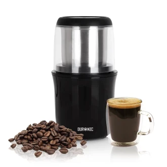 Duronic Premium 250 Watt Electric Coffee Grinder - Stainless Steel Blade