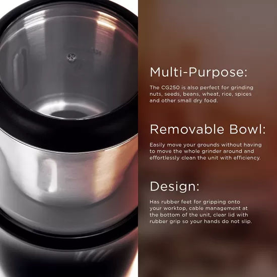 Shop quality Duronic Premium 250 Watt Electric Coffee Grinder - Stainless Steel Blade in Kenya from vituzote.com Shop in-store or online and get countrywide delivery!