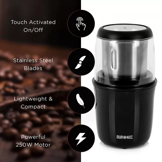 Shop quality Duronic Premium 250 Watt Electric Coffee Grinder - Stainless Steel Blade in Kenya from vituzote.com Shop in-store or online and get countrywide delivery!