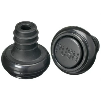 Bar Craft Connoisseur Deluxe Vacuum Wine Bottle Stoppers Savers, Set of 2