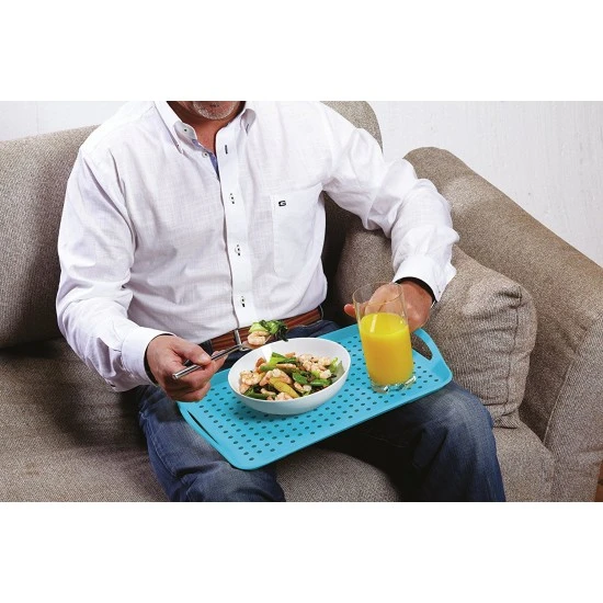 Colour Works Non-Slip Plastic Serving Tray, Blue, CWANTISLIPBLU Shop quality Colour Works Non-Slip Plastic Serving Tray, Blue in Kenya from vituzote.com Shop in-store or online and get countrywide delivery!