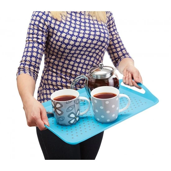 Colour Works Non-Slip Plastic Serving Tray, Blue, CWANTISLIPBLU Shop quality Colour Works Non-Slip Plastic Serving Tray, Blue in Kenya from vituzote.com Shop in-store or online and get countrywide delivery!