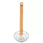 World of Flavours Chinese Spider Skimmer with Bamboo Wood Handle, 33 cm (13")