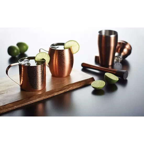 BarCraft Large Stainless Steel Moscow Mule Mug, Hammered, 550ml, BCLLMULE Shop quality BarCraft Large Stainless Steel Moscow Mule Mug, Hammered, 550ml in Kenya from vituzote.com Shop in-store or online and get countrywide delivery!