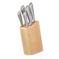 Master Class Cortes 5-Piece Stainless Steel Knife Set and Knife Block