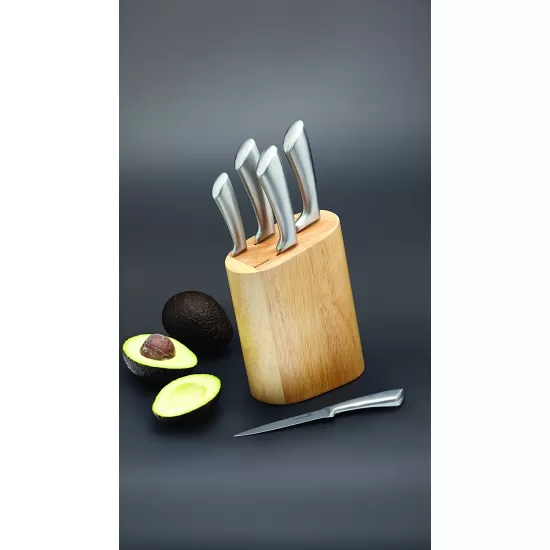 Master Class Cortes 5-Piece Stainless Steel Knife Set and Knife Block, MCKNB60 Shop quality Master Class Cortes 5-Piece Stainless Steel Knife Set and Knife Block in Kenya from vituzote.com Shop in-store or online and get countrywide delivery!
