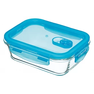 Pure Seal Airtight Glass Food Container / Oven Dish, 600 ml - Rectangular