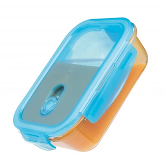 Pure Seal Airtight Glass Food Container / Oven Dish, 600 ml - Rectangular
