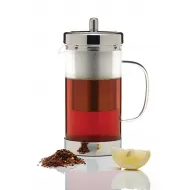 Le'Xpress Stainless Steel / Glass Teapot with Infuser, 1 Litre