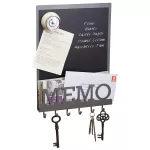 Living Nostalgia Magnetic Memo Board/Chalkboard, Grey/Black, 43.5 x 30 cm/(17 in x 1 in x 3 in)